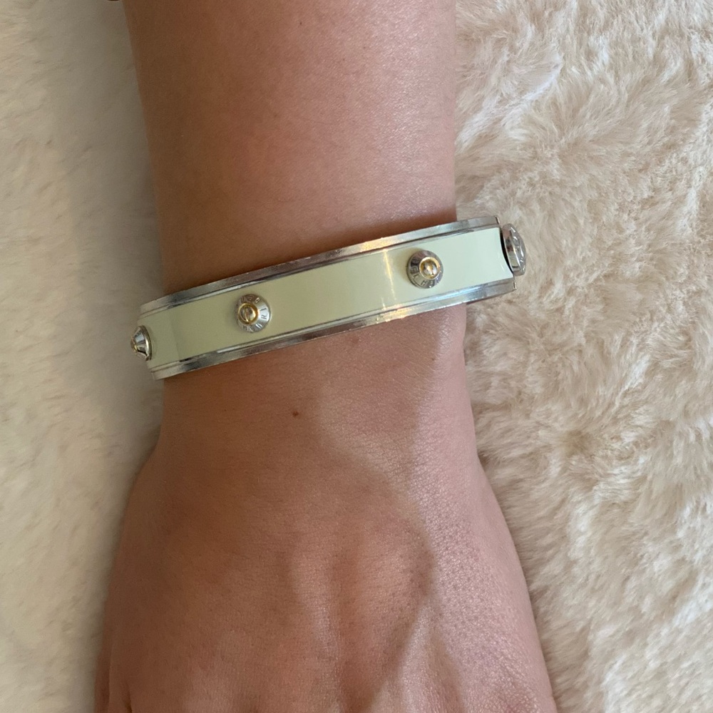 Henri Bendel enamel bangle bracelet